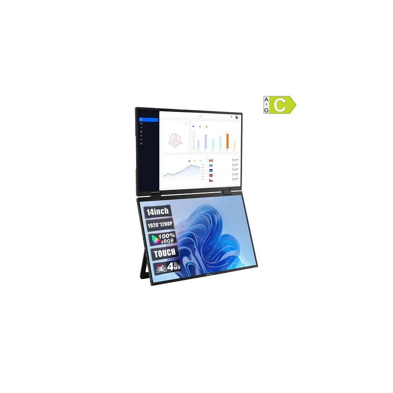 ZEUSLAP Z14W Portable Monitor with a 14-inch dual-touch screen